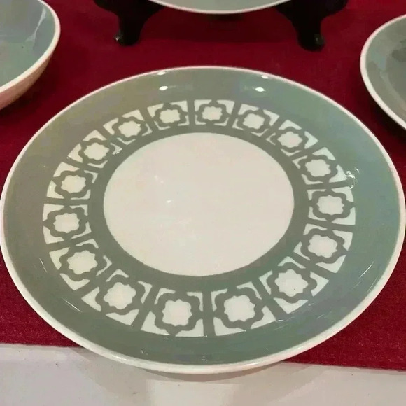 Vintage Persian key by Harker five piece plate setting Ironstone USA made - Picture 6 of 6